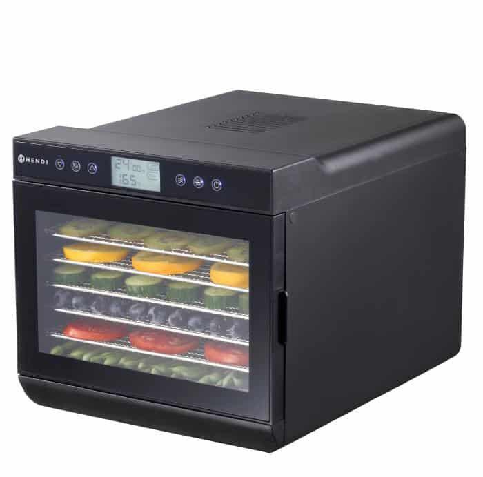 Hendi Kitchen Line Edelstahl Dörrautomat mit 7 Etagen